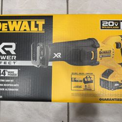 DEWALT XR POWER DETECT 20-volt Max Variable Speed Brushless Cordless Reciprocating Saw ( Battery Included and Charger Included )
