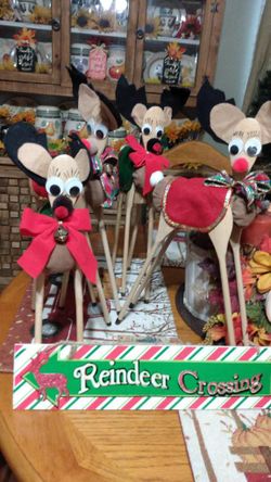 Christmas deer decorations