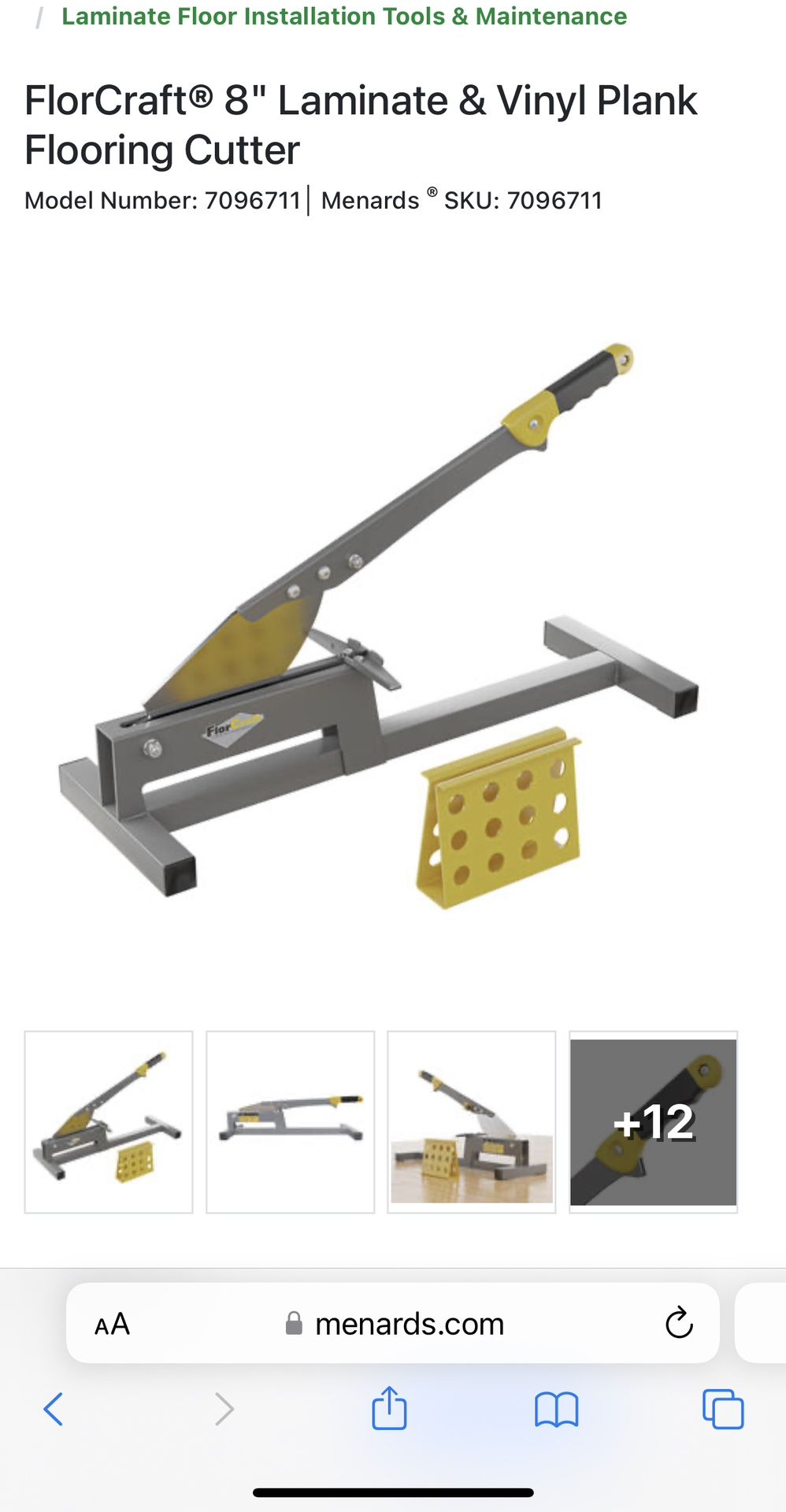 Laminated And Vinyl Plank Cutter