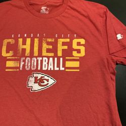 Kansas City Chiefs Vintage Starter Tshirts Size Large