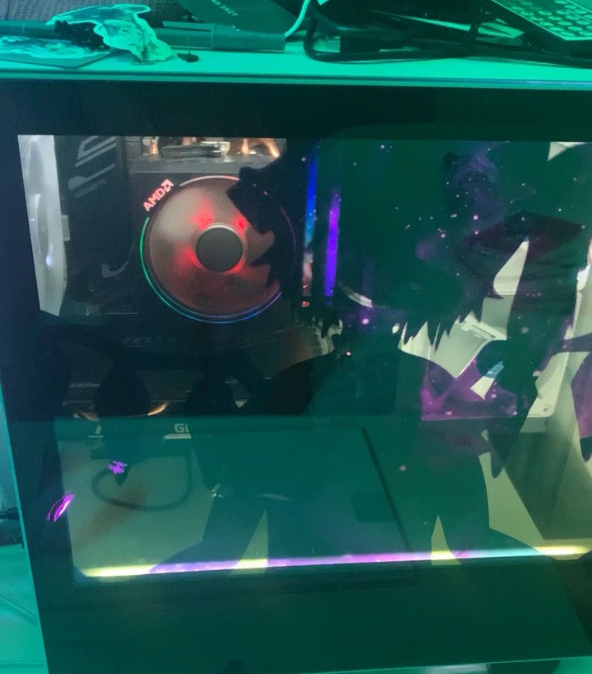 Gaming pc, RTX2060, Ryzen 7, 16gb Ram With Snowblind Screen Case