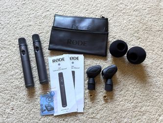 Rode M3 Cardioid Condenser Microphones + Clip Set 