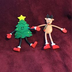 Holiday Bindables Tree And Reindeer 