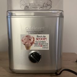 Cuisinart 2 Qt Ice Cream Maker/Frozen Yogurt & Sorbet Machine