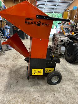 Bearcat wood chipper