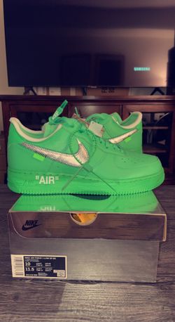 Off White Air Force Green Spark (Brooklyn)