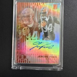 2022 Panini illusions #RS-JF Rookie Autograph Jerome Ford