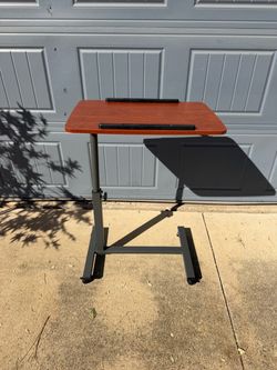 Adjustable Height Rolling Laptop Desk