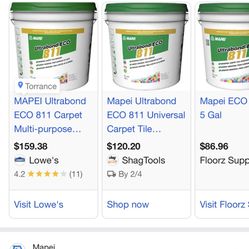Eco 811 Carpet Glue 5 Gal