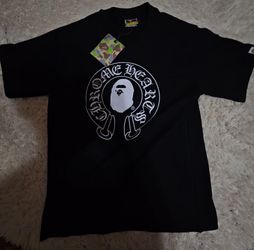 Bape x chromehearts tee