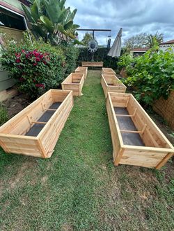 6ft long 2ft wide Cedar Planter Box