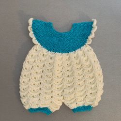 Baby onesie crocheted