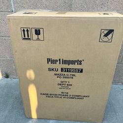 PIER 1 WALNUT FINISH END TABLE