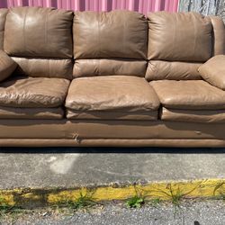 Leather Sofa Bed