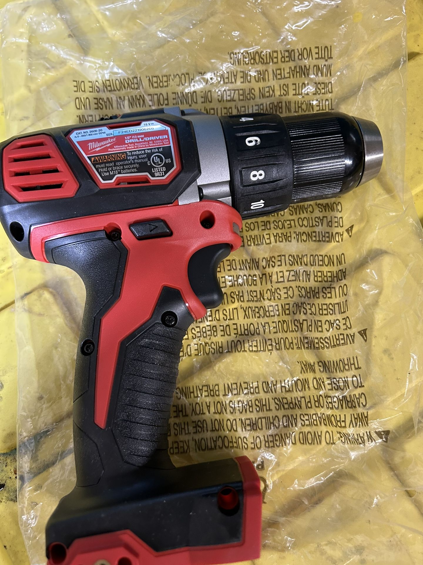 18 v drill milwaukee 