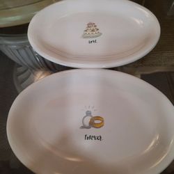 Rae Dunn WEDDING Ovals (READ DESCRIPTION)