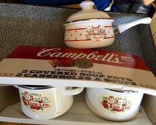 Campbell's Covered soup pots