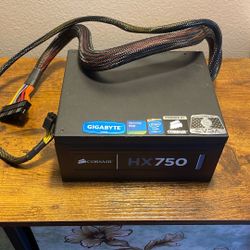 CORSAIR HX750 PC POWER SUPPLY 