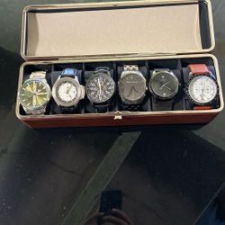 Lot Of  6 Men’s Watches 