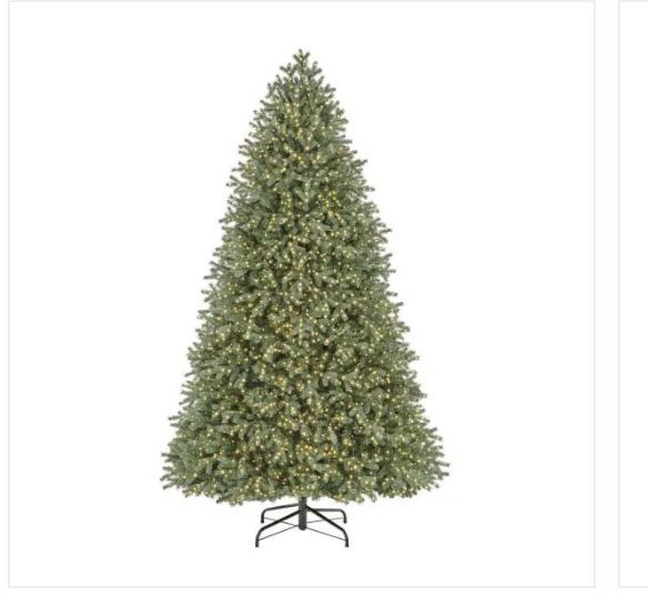 7.5 ft Pre-Lit Artificial Christmas Tree with 5000 Color Changing Micro Dot Lights