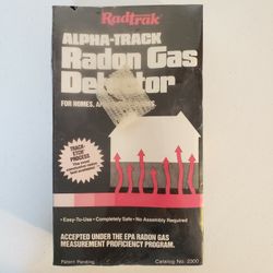 Alpha-Track Radon Gas Detector