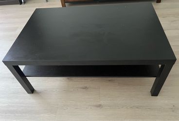 Ikea black coffee table