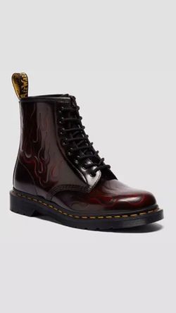 Dr. Martens 1460 Flame Leather Lace-Up Boots