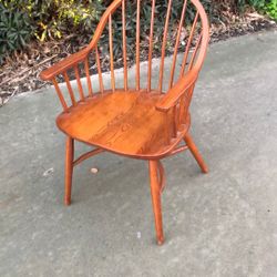Solid Oak Arm Chair