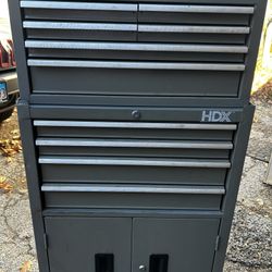 HDX rolling tool chest / tool cabinet
