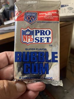 NFL Pro Set Packs Unopened 