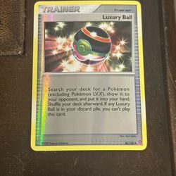 Luxury Ball 86/100 Stormfront Reverse Holo (Moderately Played)