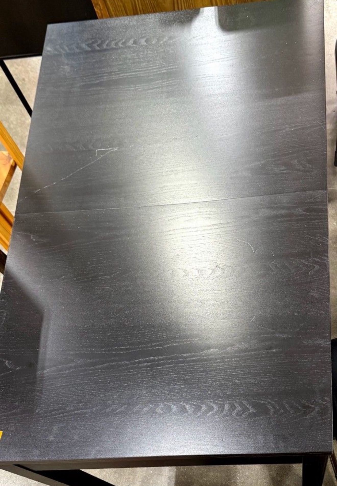 Black Stained IKEA Dining Table 