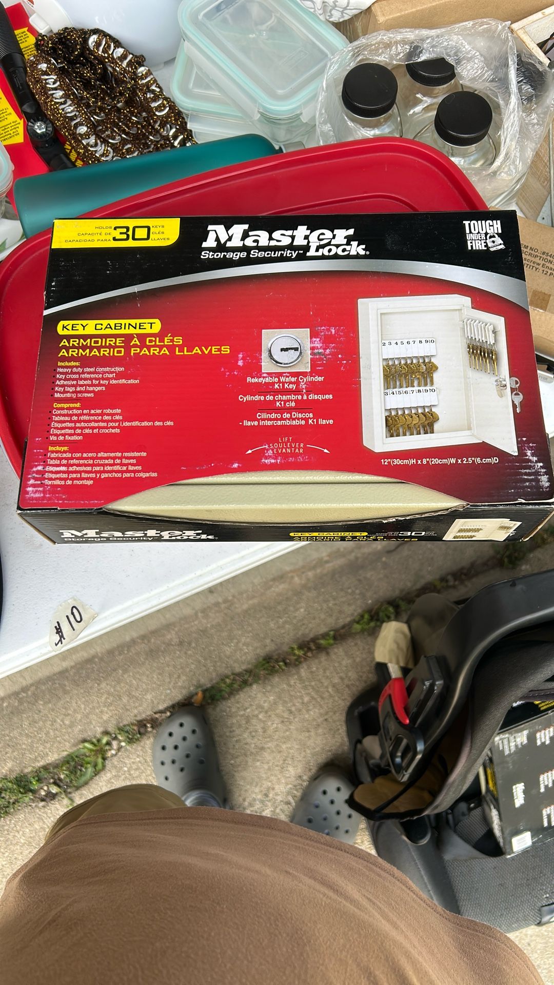 Master Locks Storage Security Keys