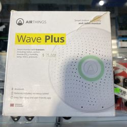 Airthings Wave Plus, a smart indoor air quality monitor 