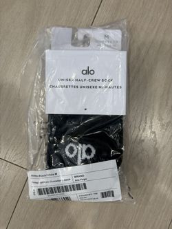 Alo Socks !!!! New !!! Black And White 