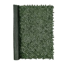 VEVOR Ivy Privacy Fence, 96 x 72 in Artificial Green Wall Screen, Greenery Ivy Fence with Mesh Cloth Backing and Strengthened Joint, Faux Hedges Vine 