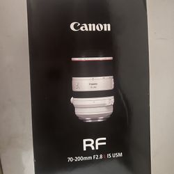 Brand New Canon RF 70-200mm f/2.8 L IS USM Lens – Sealed in Box!