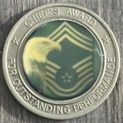 Air National Guard Chief’s Award Military Challenge Coin