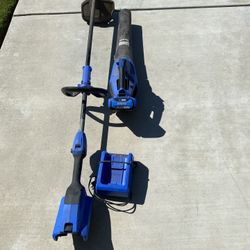 Kobalt 40v Weed Trimmer / Blower Combo Set