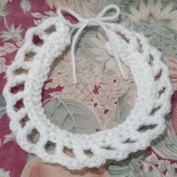 Crochet Cat COLLAR.  New!! Handmade. 