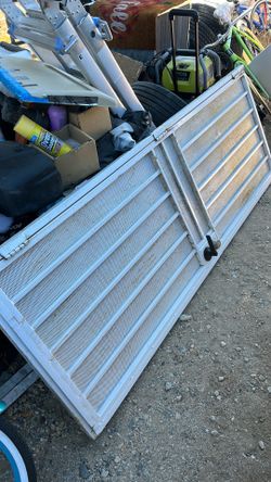 Metal security door 30”heavy duty complete