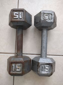 15 lbs. Dumbbells