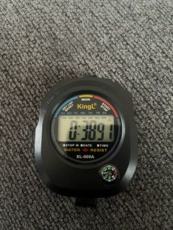 KingL XL-009A Digital Stopwatch with Compass