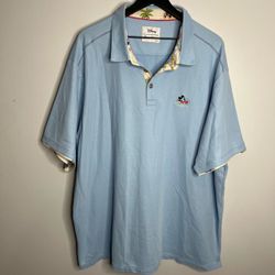 Tommy Bahama Disney Adventure Crew Five O’Clock IslandZone Polo Shirt Mens XXLB