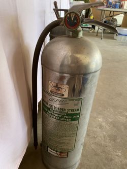 copper and brass fire extinguisher 