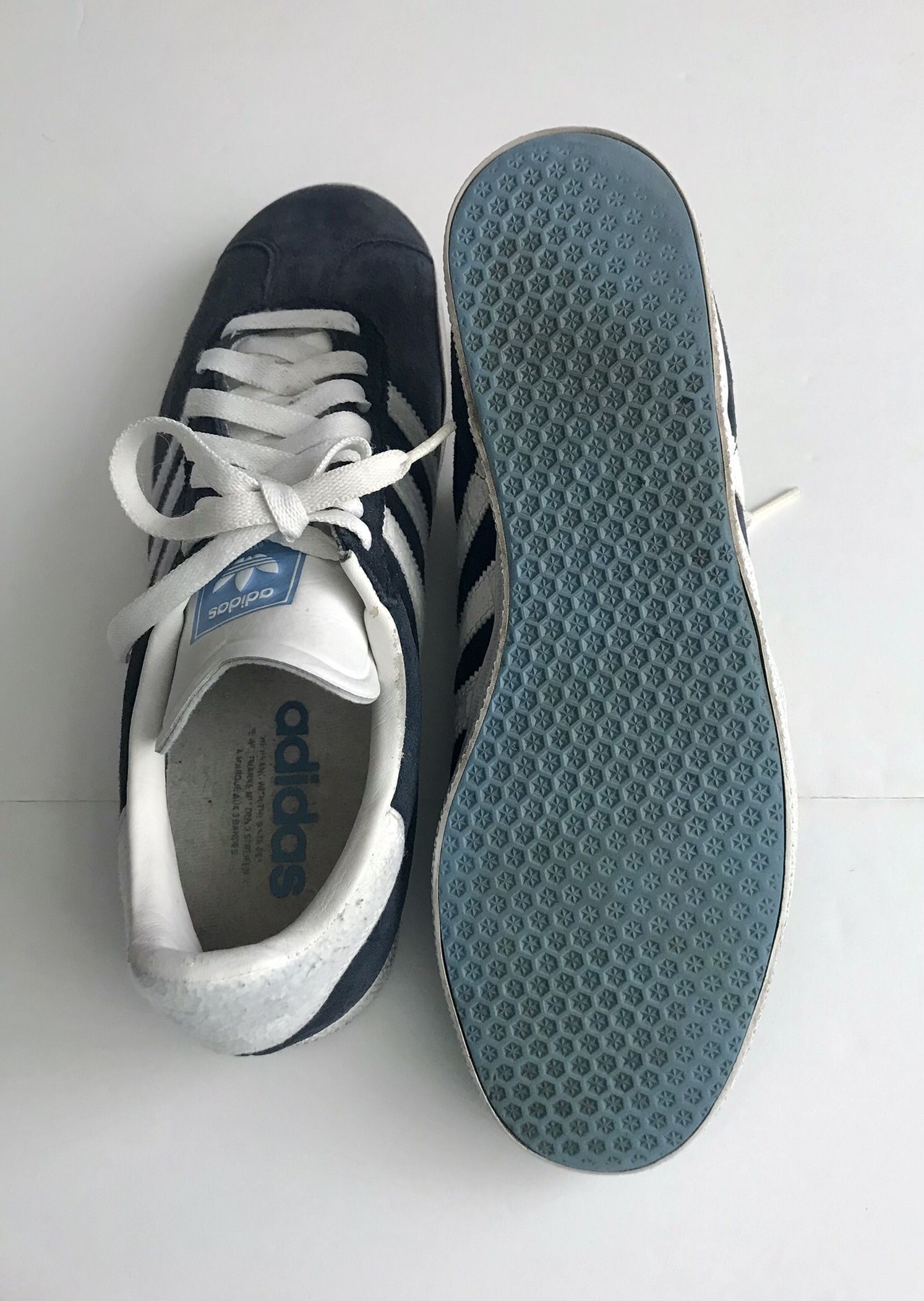 ADIDAS, GASELLE DARK BLUE SNEAKERS SIZE