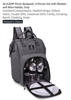 ALLCAMP picnic backpack for 2