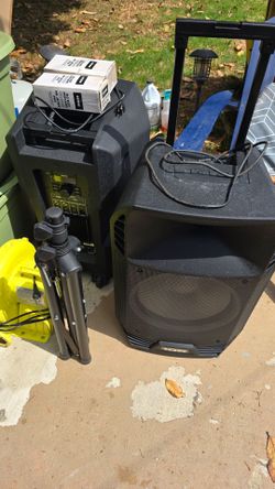 Ion 15 inch pa speakers