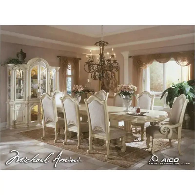 Michael Amini Monte Carlo Snow Dining Set