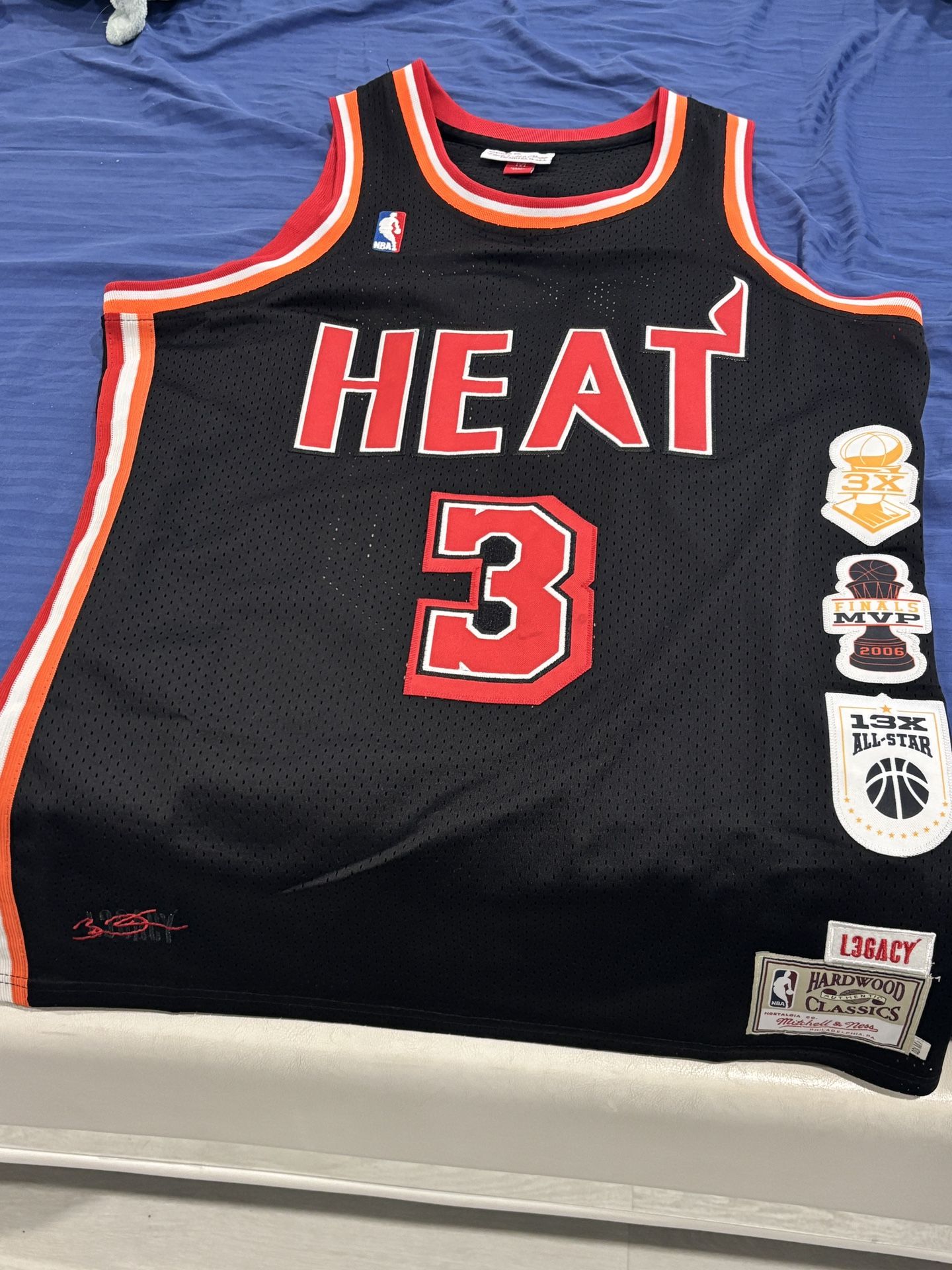  HEAT Dwyane Wade ジャージ XXXL Wade Miami Heat Jersey Dwyane Wade Retro Jersey Miami Heat NBA